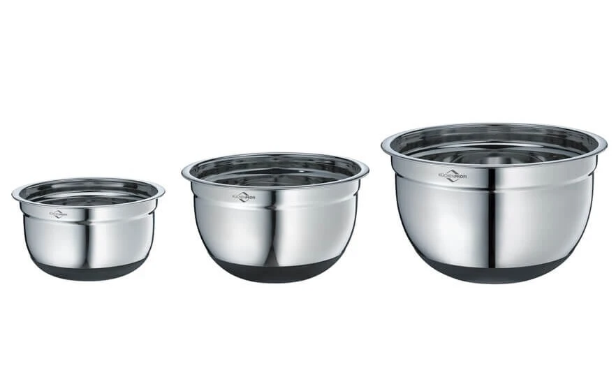 Küchenprofi Mengkommenset Rvs 3-delig 1 Küchenprofi Mengkommenset Rvs 3-delig