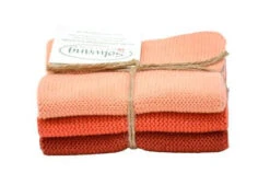 Solwang Design Vaatdoekjes 25 X 25 Cm Katoen Terracotta 3 Stuks