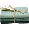 Solwang Design Vaatdoekjes 25 X 25 Cm Katoen Rustic Green 3 Stuks
