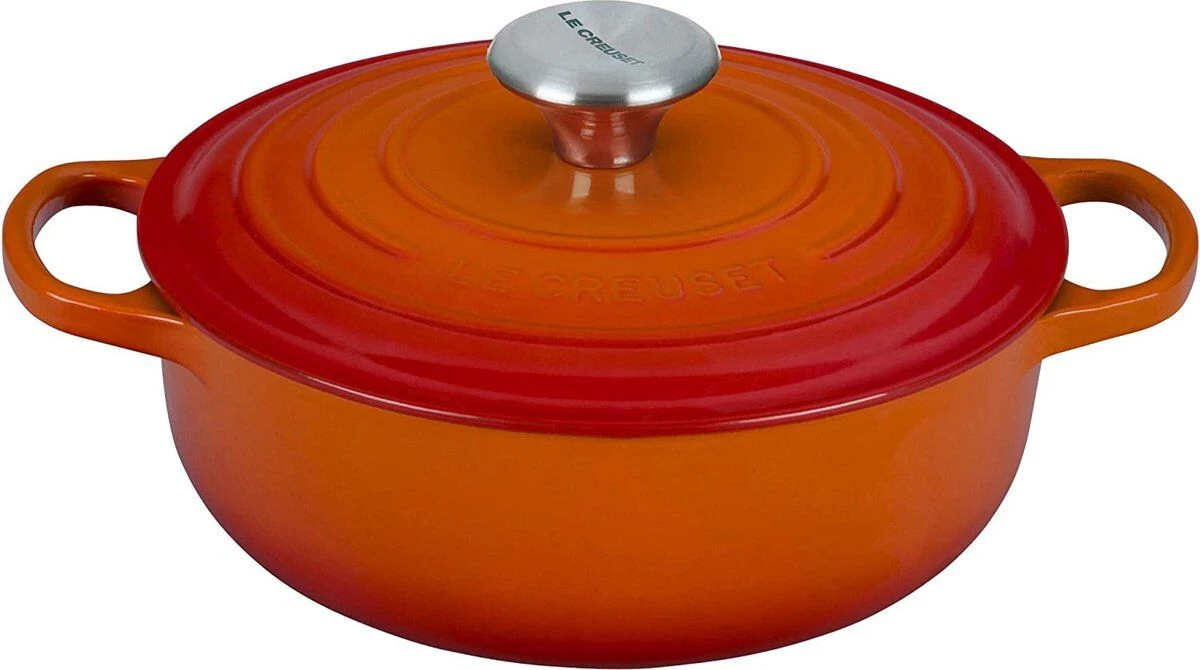 Le Creuset Signature Sauteuse ø 24 Cm Gietijzer Vulcanique 1 Le Creuset Signature Sauteuse ø 24 Cm Gietijzer Vulcanique