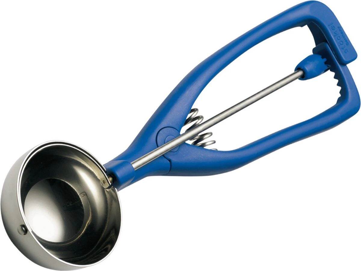 Stöckel Portioneerlepel ø 80 Mm Maat 8 Kunststof Blauw 2 Stöckel Portioneerlepel ø 80 Mm Maat 8 Kunststof Blauw - Afbeelding 2