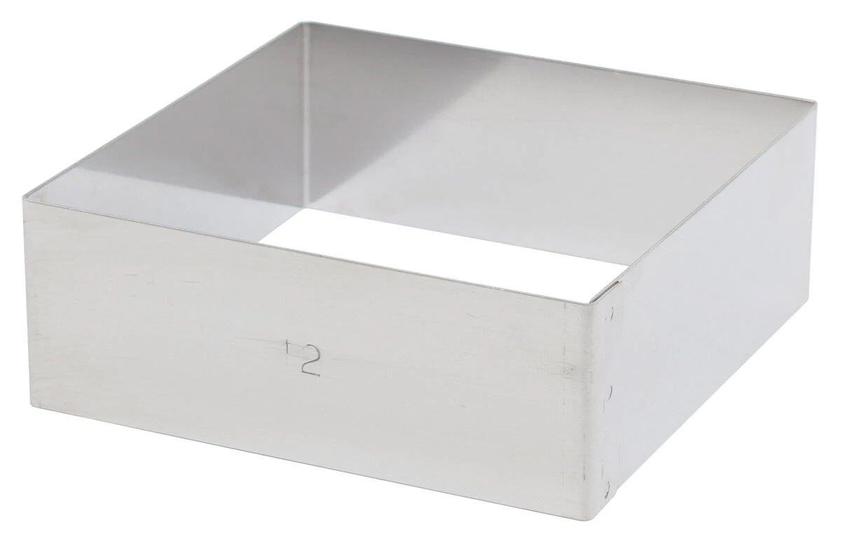 De Buyer Taartring Vierkant 12 Cm Rvs 1 De Buyer Taartring Vierkant 12 Cm Rvs