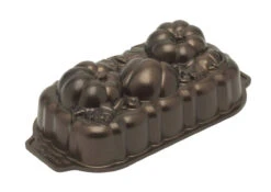 Nordic Ware Botanical Pumpkin Bakvorm 1,4 Liter Aluminium Bronskleurig