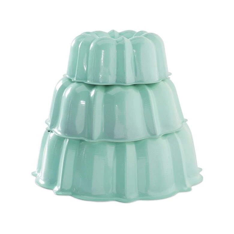 Nordic Ware Tiered Bundt Set Aluminium 3-delig 2 Nordic Ware Tiered Bundt Set Aluminium 3-delig - Afbeelding 2