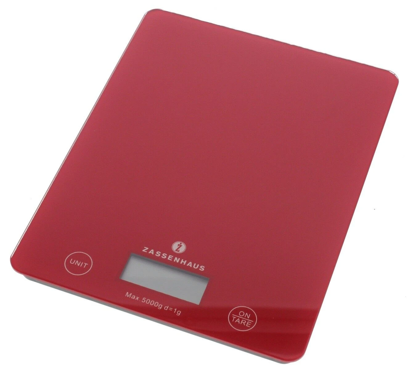 Zassenhaus Balance Keukenweegschaal 5 Kg Rood 1 Zassenhaus Balance Keukenweegschaal 5 Kg Rood