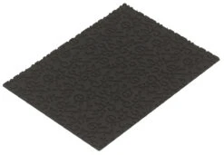 Silikomart Professional Structuurmat Arabesque 25 X 18,5 Cm Silicone Zwart