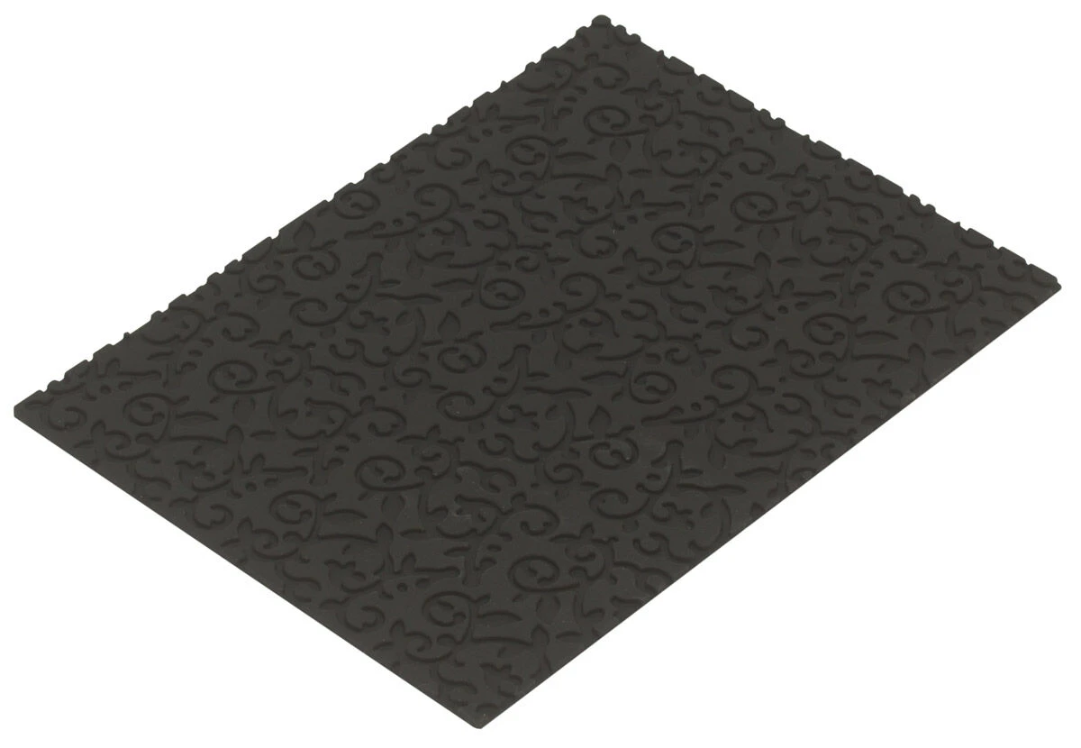 Silikomart Professional Structuurmat Arabesque 25 X 18,5 Cm Silicone Zwart 1 Silikomart Professional Structuurmat Arabesque 25 X 18,5 Cm Silicone Zwart