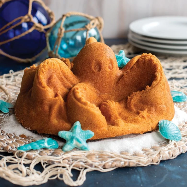 Nordic Ware Octopus Bakvorm Gietaluminium 2 Nordic Ware Octopus Bakvorm Gietaluminium - Afbeelding 2