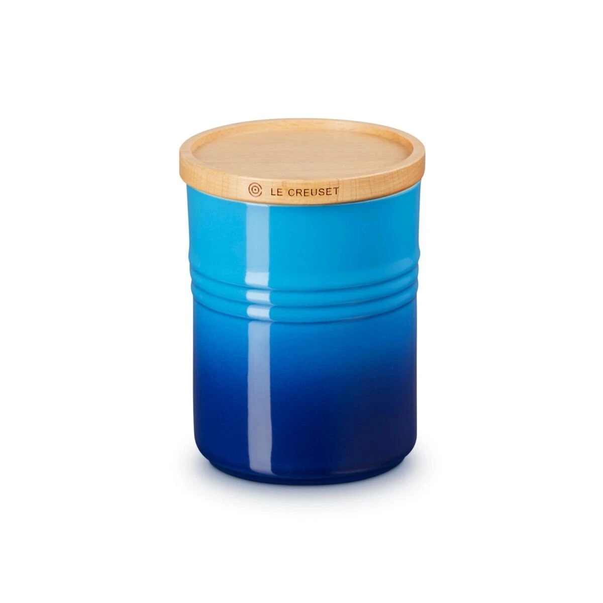 Le Creuset Voorraadpot Met Houten Deksel ø 10 X 12 Cm Aardewerk Azure 1 Le Creuset Voorraadpot Met Houten Deksel ø 10 X 12 Cm Aardewerk Azure