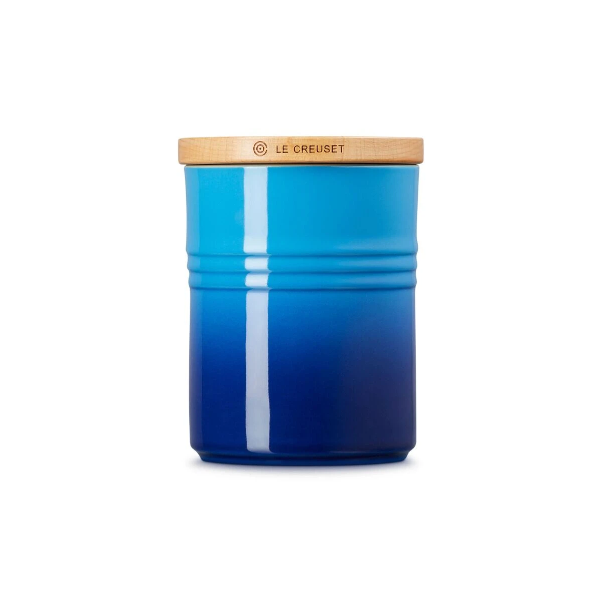 Le Creuset Voorraadpot Met Houten Deksel ø 10 X 12 Cm Aardewerk Azure 2 Le Creuset Voorraadpot Met Houten Deksel ø 10 X 12 Cm Aardewerk Azure - Afbeelding 2