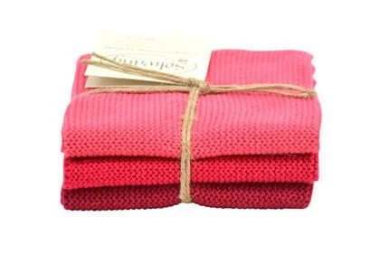 Solwang Design Vaatdoekjes 25 X 25 Cm Katoen Raspberry 3 Stuks 1 Solwang Design Vaatdoekjes 25 X 25 Cm Katoen Raspberry 3 Stuks