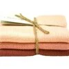 Solwang Design Vaatdoekjes 25 X 25 Cm Katoen Peach 3 Stuks