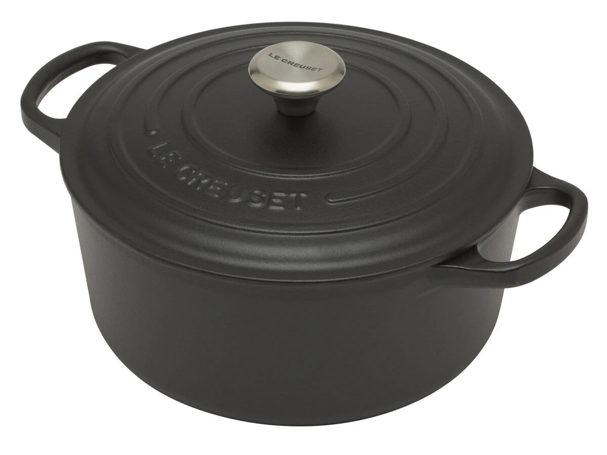 Le Creuset Signature Braadpan 3,3 Liter ø 22 Cm Gietijzer Matzwart 1 Le Creuset Signature Braadpan 3,3 Liter ø 22 Cm Gietijzer Matzwart