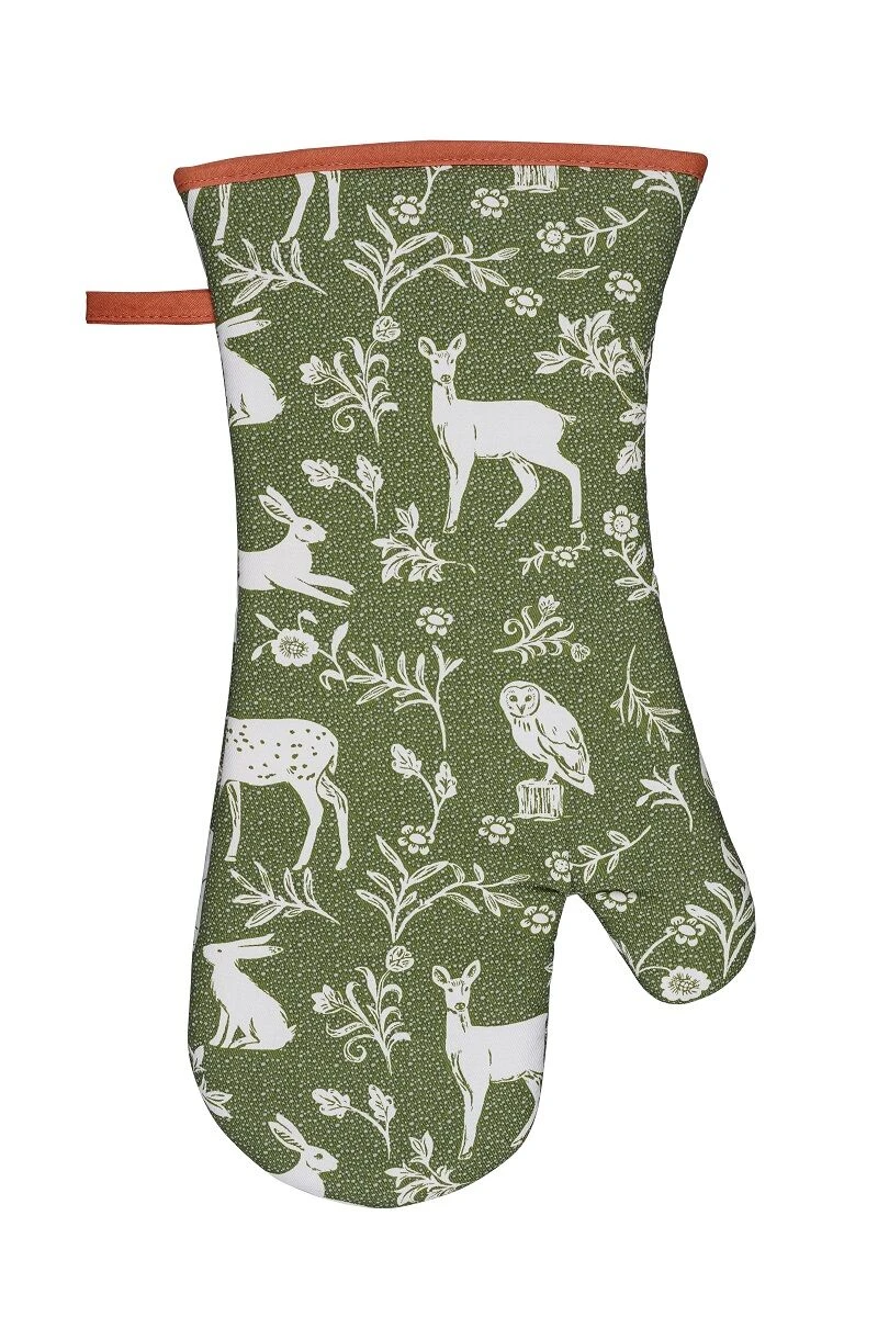 Ulster Weavers Forest Friends Ovenwant Katoen Sage & Terracotta 1 Ulster Weavers Forest Friends Ovenwant Katoen Sage & Terracotta