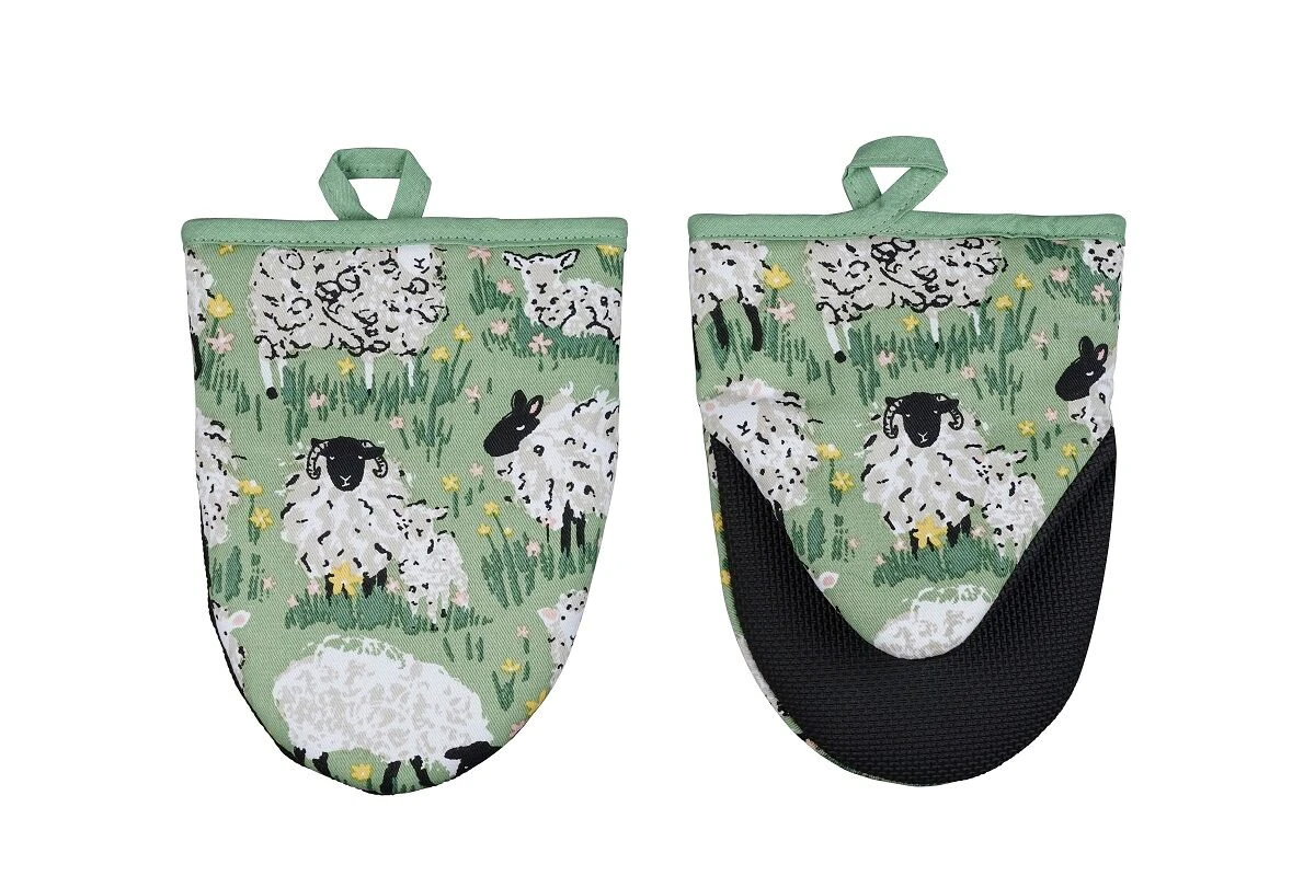 Ulster Weavers Woolly Sheep Kleine Ovenwant Katoen 2 Stuks 1 Ulster Weavers Woolly Sheep Kleine Ovenwant Katoen 2 Stuks