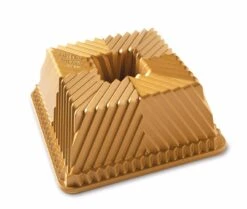 Nordic Ware Squared Bundt Bakvorm 22 X 22 Cm Gietaluminium Goudkleurig