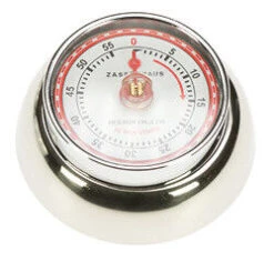 Zassenhaus Timer Speed Kookwekker 7 Cm Metaal Glans