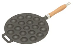 Vogels Oldenhof Poffertjespan ø 25 Cm Gietijzer Met Houten Steel