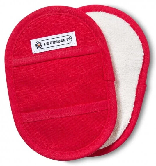 Le Creuset Pannenlappen 18 X 12,5 Cm Katoen Kersrood 2 Stuks 1 Le Creuset Pannenlappen 18 X 12,5 Cm Katoen Kersrood 2 Stuks