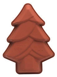 Silikomart Bakvorm Kerstboom 1,05 Liter Silicone Bruin