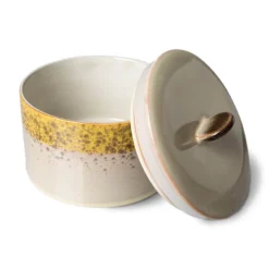HK Living 70's ACE7104 Autumn Voorraadpot 1,65 Liter Aardewerk -Home Keuken Winkel ace7104 lr b 01 1