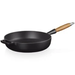 Le Creuset Sauteerpan Rond Met Open Greep ø 28 Cm Gietijzer Mat Zwart