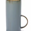 Serax Terres De Rêves Theekop Stone Ware ø 6 Cm H 13 Cm - Misty Grey/smokey Blue
