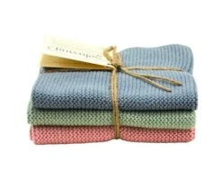 Solwang Design Vaatdoekjes 25 X 25 Cm Katoen Dusty Combi 3 Stuks