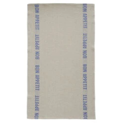 Charvet BON APPETIT Theedoek 75 X 45 Cm Linnen Blauw/beige