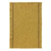 Charvet COUNTRY Theedoek 75 X 52 Cm Linnen Strogeel Met Donkere Streep