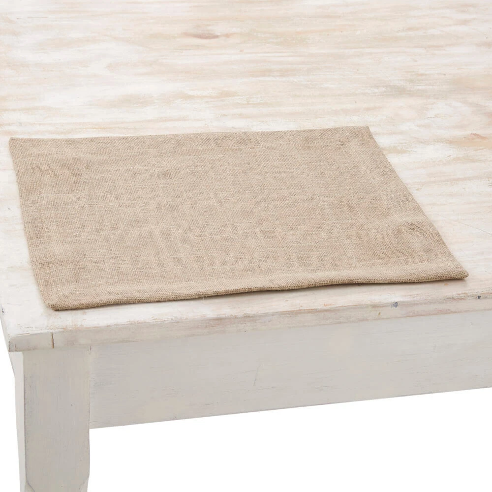 Charvet PEPITE Placemat 48 X 35 Cm Linnen Naturel/beige 1 Charvet PEPITE Placemat 48 X 35 Cm Linnen Naturel/beige