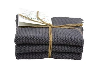 Solwang Design Vaatdoekjes 25 X 25 Cm Katoen Dark Steel Grey 3 Stuks 1 Solwang Design Vaatdoekjes 25 X 25 Cm Katoen Dark Steel Grey 3 Stuks