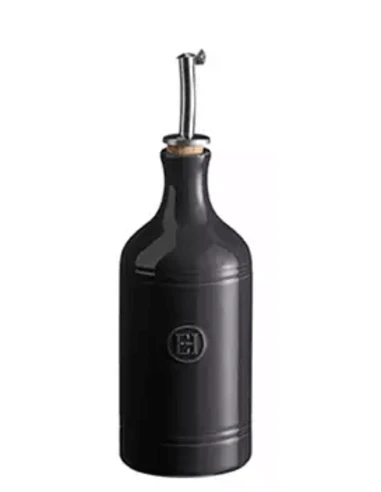Emile Henry Olie- Of Azijnfles Keramiek 450 Ml Fusain 1 Emile Henry Olie- Of Azijnfles Keramiek 450 Ml Fusain