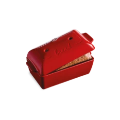 Emile Henry Le Moule à Pain Broodbakpan 22 X 13 X 7 Cm Aardewerk Rood