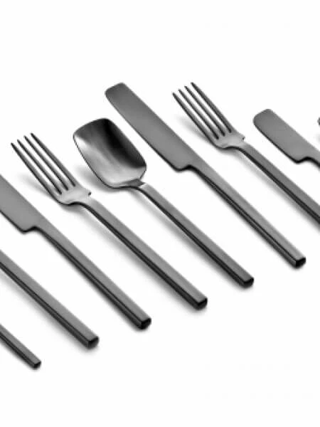 Serax HEII Marcel Wolterinck Bestekset In Giftbox Antraciet 24-delig 1 Serax HEII Marcel Wolterinck Bestekset In Giftbox Antraciet 24-delig