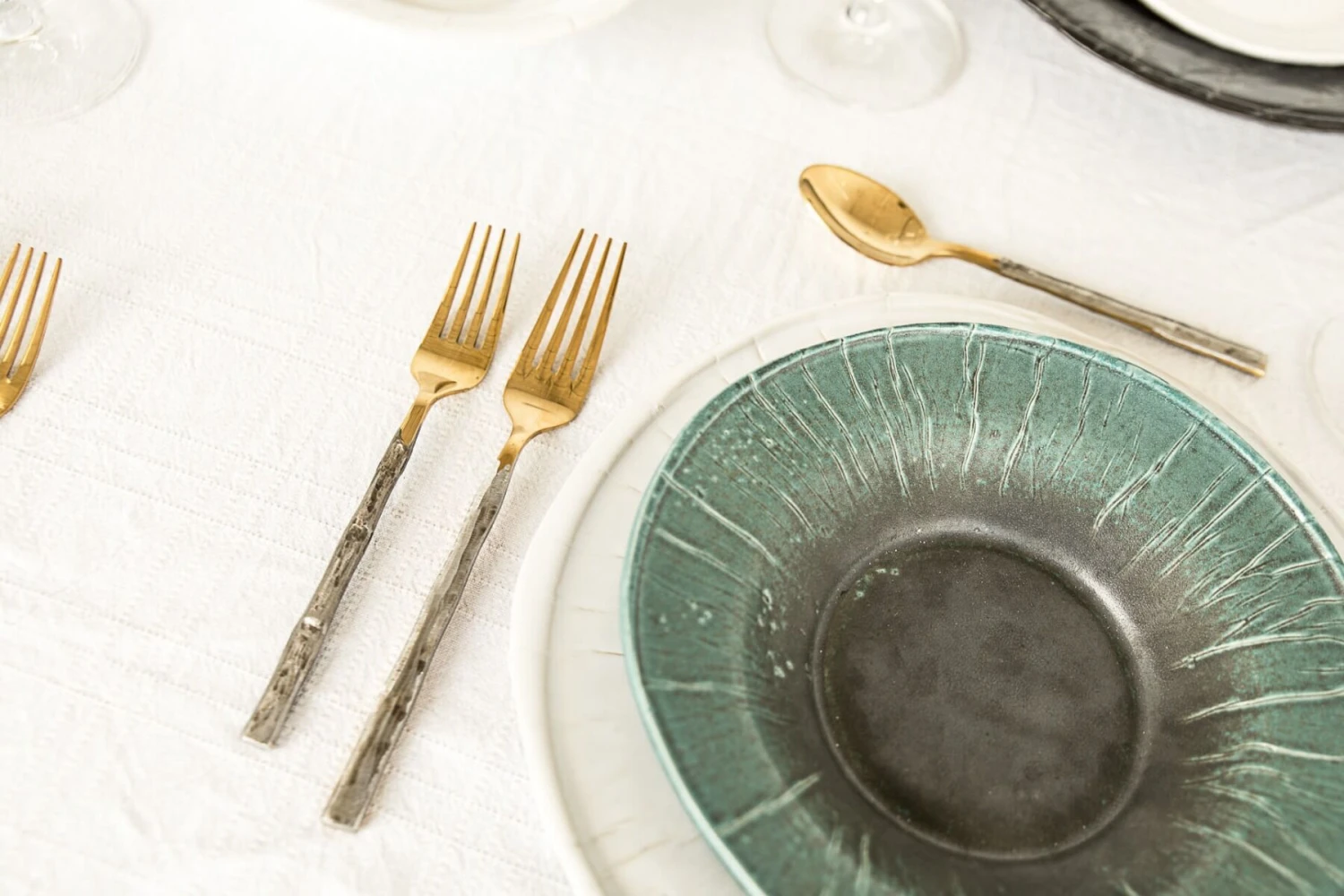 Daniël Van Dijck Bestekset Goudkleurig 5-delig 5 Daniël Van Dijck Bestekset Goudkleurig 5-delig - Afbeelding 5