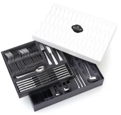 Keltum Haags Lofje Bestekcassette 6-persoons Rvs 40-delig 7 Keltum Haags Lofje Bestekcassette 6-persoons Rvs 40-delig -Home Keuken Winkel haags lofje 6 pers 40 dln doos