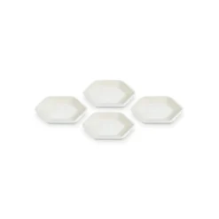Le Creuset Hexagon Serveerschaaltje 9,5 Cm Aardewerk Meringue 4 Stuks -Home Keuken Winkel hexagon serveerschaaltjes meringue 4 stuks 5 1631123889 600x600