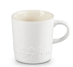 Le Creuset Holly Collectie Mok 200 Ml Aardewerk Katoenwit