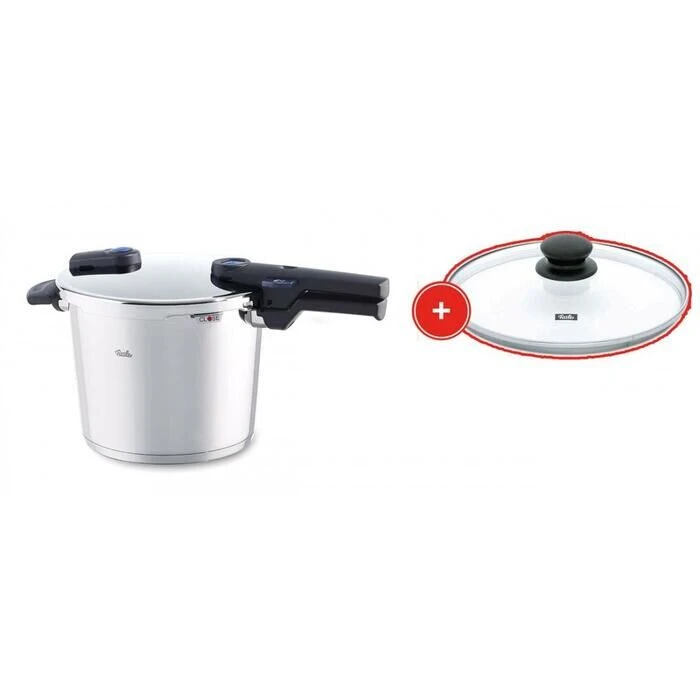 Fissler Vitaquick Snelkookpan Met Extra Glasdeksel 6 Liter ø 22 Cm Rvs 1 Fissler Vitaquick Snelkookpan Met Extra Glasdeksel 6 Liter ø 22 Cm Rvs