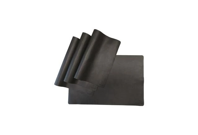 OFYR Placemats Leer Zwart 4 Stuks 1 OFYR Placemats Leer Zwart 4 Stuks