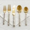 Daniël Van Dijck Bestekset Goudkleurig 5-delig