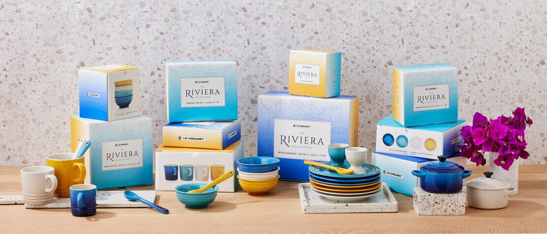 Le Creuset Riviera Collection Dessertbord ø 17 Cm Aardewerk 4-delig 2 Le Creuset Riviera Collection Dessertbord ø 17 Cm Aardewerk 4-delig - Afbeelding 2