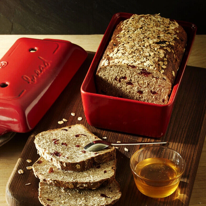 Emile Henry Le Moule à Pain Broodbakpan 22 X 13 X 7 Cm Aardewerk Rood 3 Emile Henry Le Moule à Pain Broodbakpan 22 X 13 X 7 Cm Aardewerk Rood - Afbeelding 3