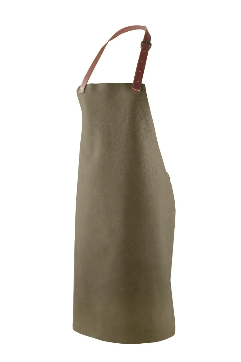 Home & Kitchen Supply Schort Buffelleer Olijf 1 Home & Kitchen Supply Schort Buffelleer Olijf