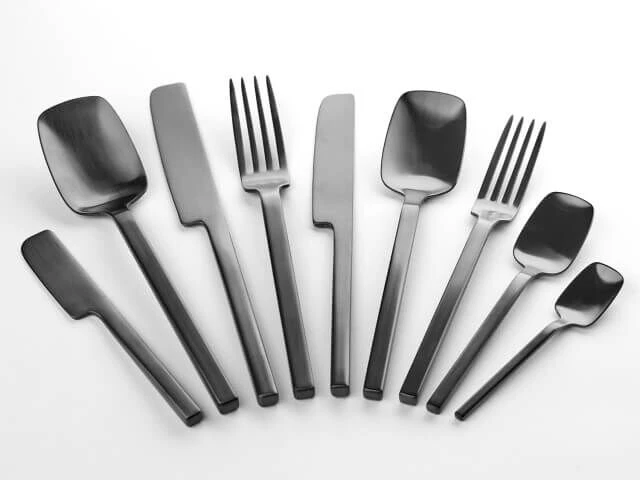 Serax HEII Marcel Wolterinck Bestekset In Giftbox Antraciet 24-delig 2 Serax HEII Marcel Wolterinck Bestekset In Giftbox Antraciet 24-delig - Afbeelding 2