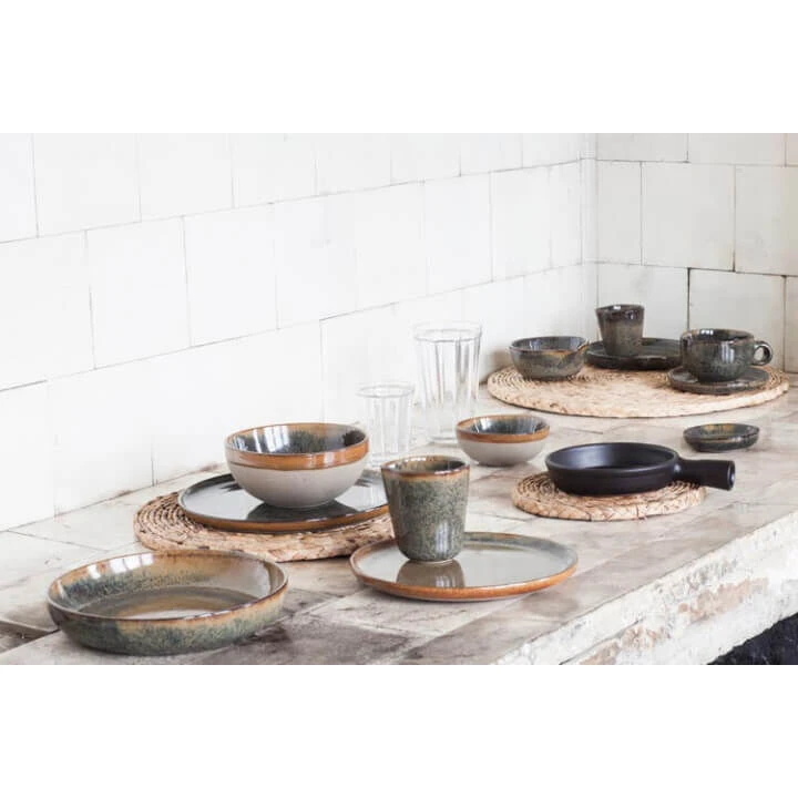 Serax Surface By Sergio Herman Dinerbord ø 27 Cm Indi Grey 2 Serax Surface By Sergio Herman Dinerbord ø 27 Cm Indi Grey - Afbeelding 2