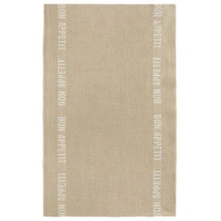 Charvet BON APPETIT Theedoek 75 X 45 Cm Linnen Wit/beige