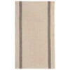 Charvet LUSTRUCRU Theedoek 75 X 45 Cm Linnen Beige/zwart Geblokt