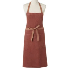 Charvet DOUDOU Schort 85 X 78 Cm Linnen Roestbruin